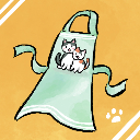 ねこのしま店員エプロン(万条幸次ver.)