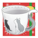 【クリスマス】ネコしっぽのマグカップ