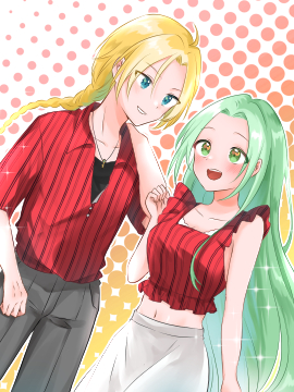 【リンクコーデ】桜晴でリンク