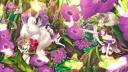 【花咲く夜の夢】紫の花の世界