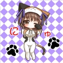 【ＳＤアイコン】三毛猫パーカー