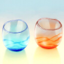 琉球ガラスのペアグラス