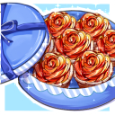 薔薇のアップルパイ