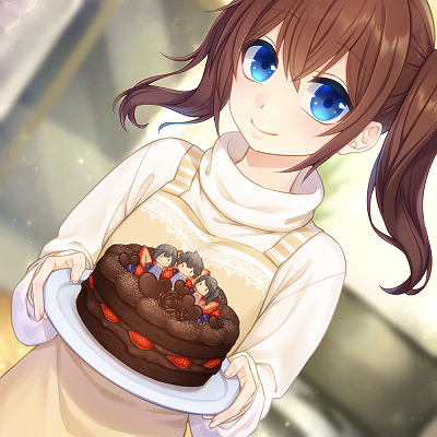 あおいのチョコレートケーキ（バレンタインデー）