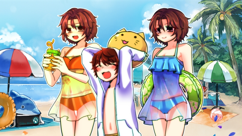 待ちに待ってた、海開き♪
